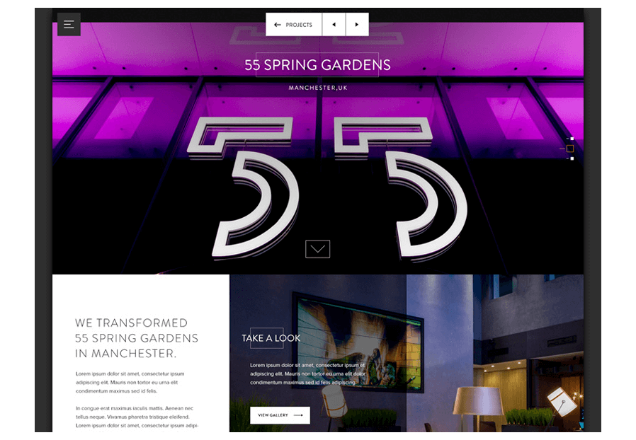 Www.gothetolikona created the website for construction company ARCO to present their services